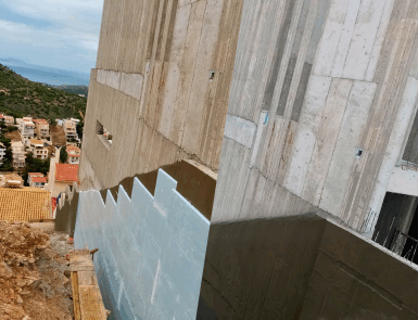 Στεγάνωση υπόγειων τοιχίων (Βούλα)